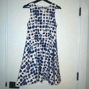 Armani Exchange Sleeveless Waterpaint Printed Dress Women Size 6 Brunch :)